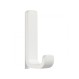 Zone Denmark Κρεμάστρα Τοίχου Αλουμινίου 4x2x8,5 - Rim White
