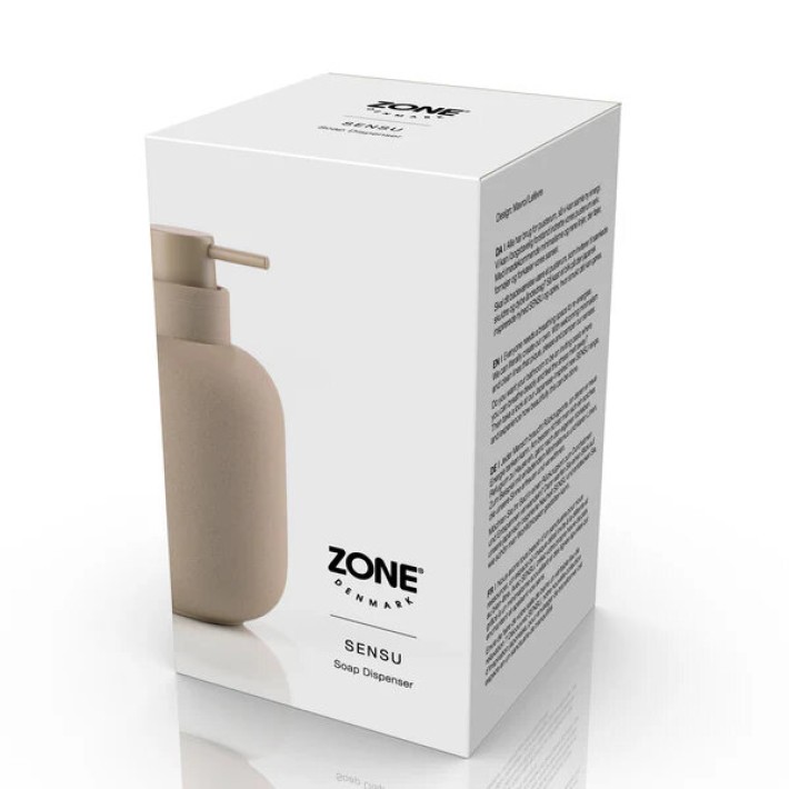 Zone Denmark Δοχείο Κρεμοσάπουνου Stoneware 300 ml - Sensu Taupe