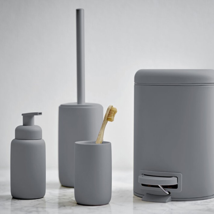 Södahl Δοχείο Κρεμοσάπουνου Stoneware 250 ml - Mono Grey