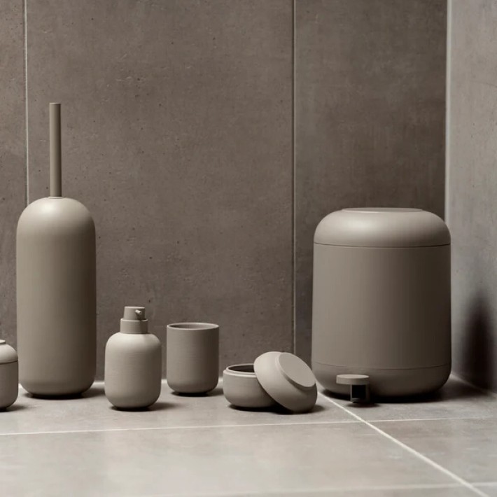 Zone Denmark Ποτηροθήκη Stoneware Ø7,4x9,5 - Sensu Taupe