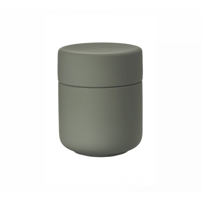 Zone Denmark Δοχείο Αποθήκευσης Για Μπατονέτες Stoneware Ø8,3x10,3 - Ume Olive Green