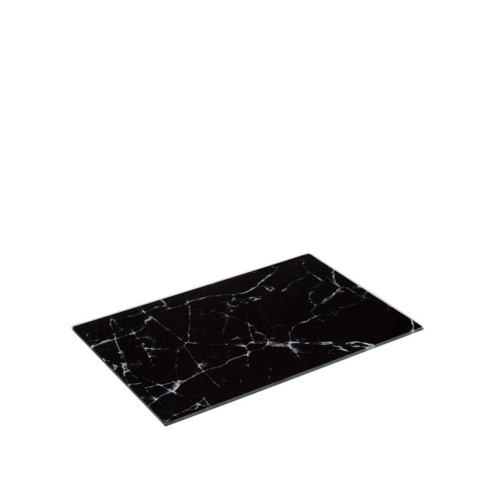 Βάση κοπής γυαλ.marble μαύρη 30Χ20
