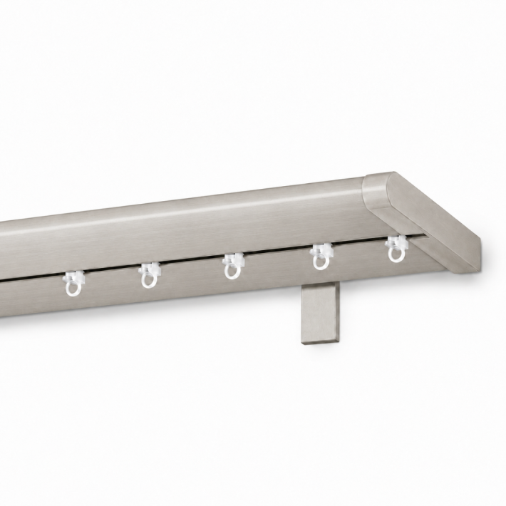 Anartisi Μεταλλικός Σιδηρόδρομος Τοίχου Phantom Aluminium Rail Collection Inox Polished (Απλό ή με Σύστημα Wave)
