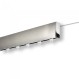 Anartisi Μεταλλικός Σιδηρόδρομος Οροφής Lama Aluminium Rail Collection Inox Polished/Χρώμιο (Απλός ή Με Σύστημα Wave)