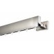 Anartisi Μεταλλικός Σιδηρόδρομος Τοίχου Lama Aluminium Rail Collection Inox Polished/Χρώμιο (Απλό ή με Σύστημα Wave)