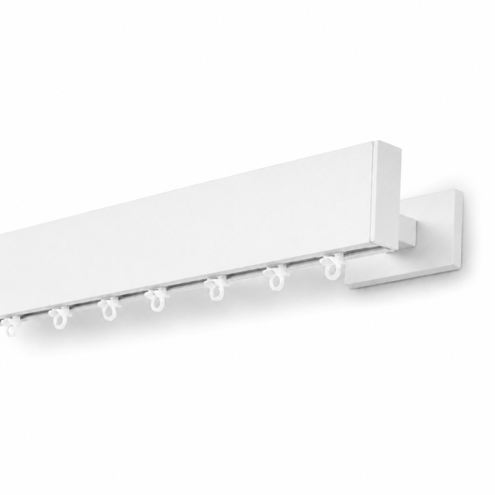 Anartisi Μεταλλικός Σιδηρόδρομος Τοίχου Lama Aluminium Rail Collection MY01 Λευκό  (Απλό ή με Σύστημα Wave)