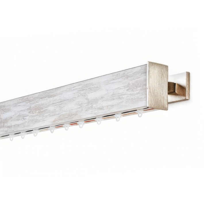 Anartisi Μεταλλικός Σιδηρόδρομος Τοίχου Μονό Novel  Wood Rail Collection NL1 (Απλό ή με Σύστημα WAVE)