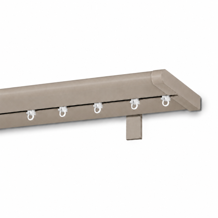 Anartisi Μεταλλικός Σιδηρόδρομος Τοίχου Phantom Aluminium Rail Collection MY03 Taupe (Απλό ή με Σύστημα Wave)