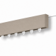 Anartisi Μεταλλικός Σιδηρόδρομος Οροφής Lama Aluminium Rail Collection MY03 Taupe (Απλός ή Με Σύστημα Wave)