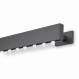 Anartisi Μεταλλικός Σιδηρόδρομος Τοίχου Lama Aluminium Rail Collection MY07 Γκρι (Απλό ή με Σύστημα Wave)
