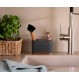 Andrea House Dispenser Κουζίνας με Βούρτσα 16,5X8X22εκ., Γκρι με Ξύλο Ακακίας 
