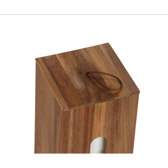 Andrea House Θήκη για Χαρτι Υγείας από Ακακία 14x14x33εκ.