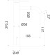 Buades Mπαταρία Νιπτήρος Vetta Vox Ψηλή χωρίς Α/Β- 4911031-Inox
