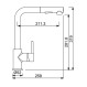 Buades Μπαταρία Κουζίνας Pull-Out Kale ΅Inox 5197001.CH