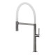 Buades Μπαταρία Κουζίνας Pull-Out Mika Inox Λευκό 5195421.IXWH