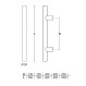 Λαβή Εξώθυρας Inox Φ30 Convex 1127