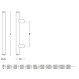 Λαβή Εξώθυρας Inox Φ20 Convex 641 σε 10 Διαστάσεις