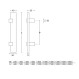 Λαβή Εξώθυρας  Αντικέ Ματ Convex 763 σε 10 Διαστάσεις