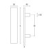 Λαβή Εξώθυρας Inox Convex 919 Μαύρη σε 10 Διαστάσεις