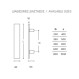 Λαβή Εξώθυρας Inox Convex 1141-400