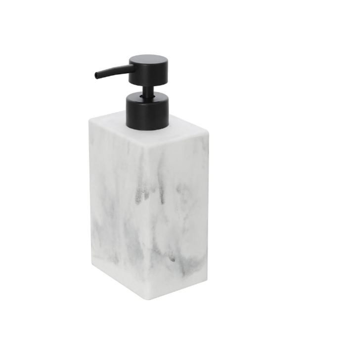 Dispenser Marmo Ρητίνη 02780.001 Λευκό- Μαύρο