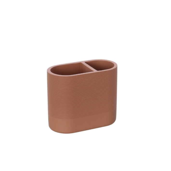 Ποτηροθήκη Marika Ρητίνη 02786.003 Terracotta 7x13.5x11εκ.