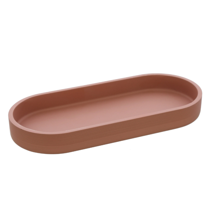 Σαπουνοθήκη Βάση Αξεσουάρ Marika Ρητίνη 02789.003 Terracotta 11.5x26x3εκ.