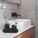 Σαπουνοθήκη Βάση Αξεσουαρ MAONIE 26,5x11.8 εκ., Κεραμική 03093.002 Spirella Μαύρη