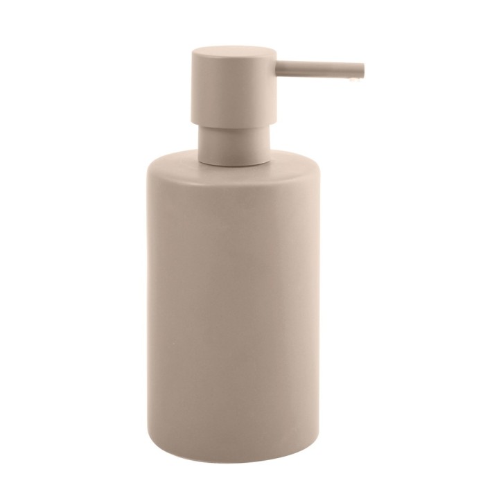 Dispenser Tube Matt  03202.001 Επιτραπέζιο Dispenser Κεραμικό Taupe 7x15 εκ.Spirella