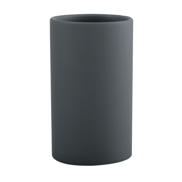 Ποτηροθήκη Tube Matt  03203.002 Επιτραπέζια Κεραμική Light Grey 7x11 εκ.Spirella