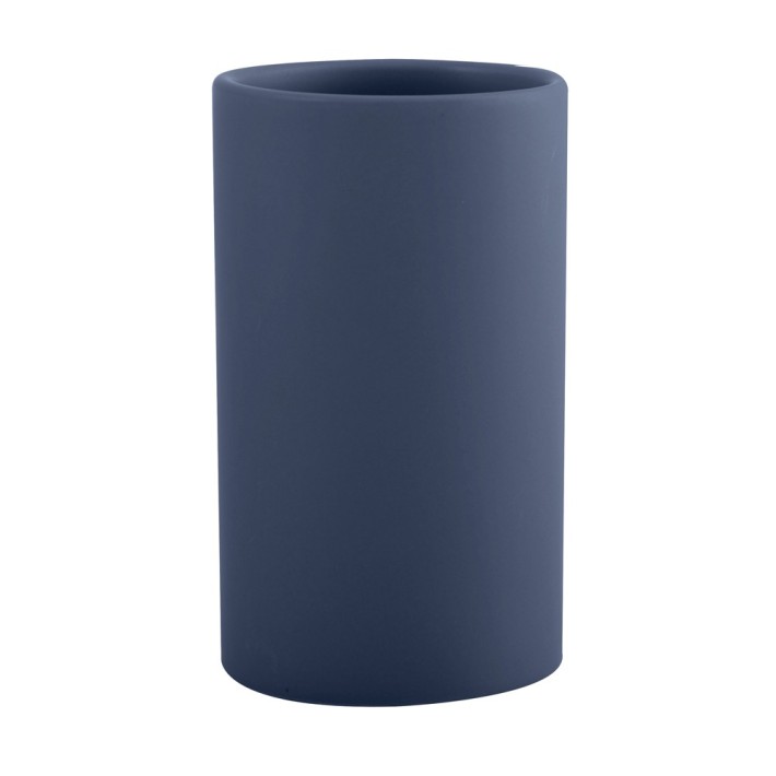 Ποτηροθήκη Tube Matt  03203.003 Επιτραπέζια Κεραμική Dark Blue 7x11 εκ.Spirella