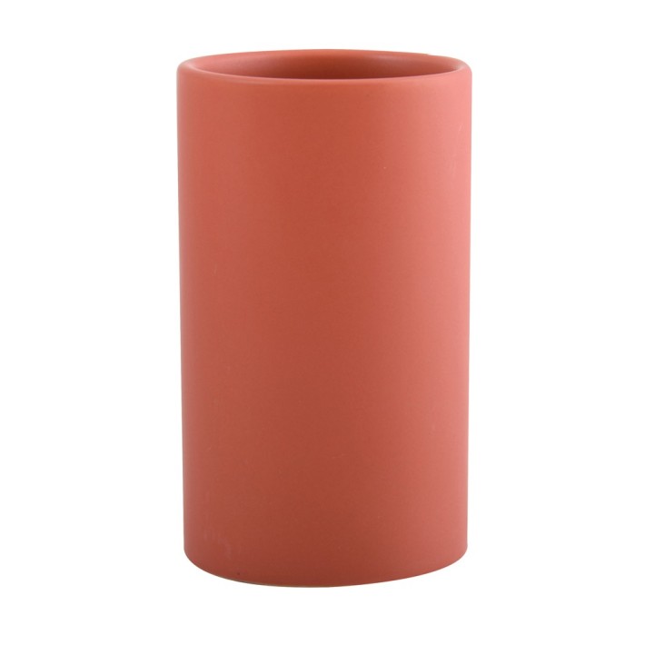 Ποτηροθήκη Tube Matt  03203.004 Επιτραπέζια Κεραμική Terracotta 7x11 εκ.Spirella