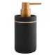 Dispenser Bly 03295.001 Polyresin  Μαύρο Χρυσό Ματ 7x17 εκ.Spirella
