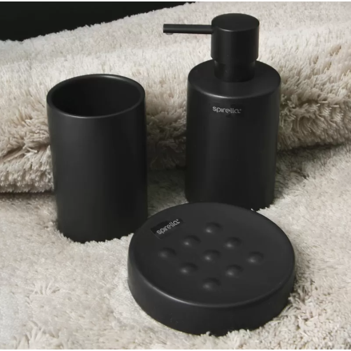 Dispenser Spirella Tube Matt Dimitracas 03226.001 Μαύρο Ματ