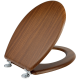 Καπάκι Λεκάνης Universal Bαρέως Τύπου MDF Ρουστίκ 37x43-48εκ. Καρυδιά
