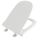Elvit 0150 Dama Καπάκι Λεκάνης 40-44.5x31 Λευκό