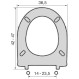 Elvit 0284 Speed Καπάκι Λεκάνης 42-47x36,5εκ Λευκό Soft Close