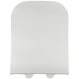 Elvit  0344 Yakut Τετράγωνο Καπάκι Λεκάνης Slim Soft Close Πλαστικό 40-45x34.5cm Λευκό