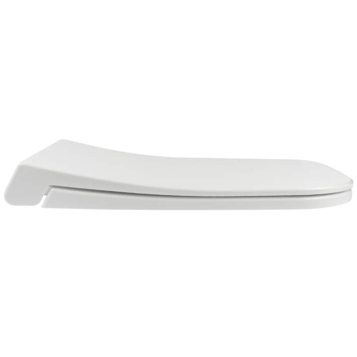 Elvit  0344 Yakut Τετράγωνο Καπάκι Λεκάνης Slim Soft Close Πλαστικό 40-45x34.5cm Λευκό
