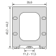 Elvit 0410 KARE Slim Καπάκι Λεκάνης 40,2-44,2x35,6 εκ., Λευκό