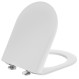 Elvit 0298 Καπάκι Λεκάνης Lips Βεργίνα 41.4-46.4x 36 Soft Close Λευκό