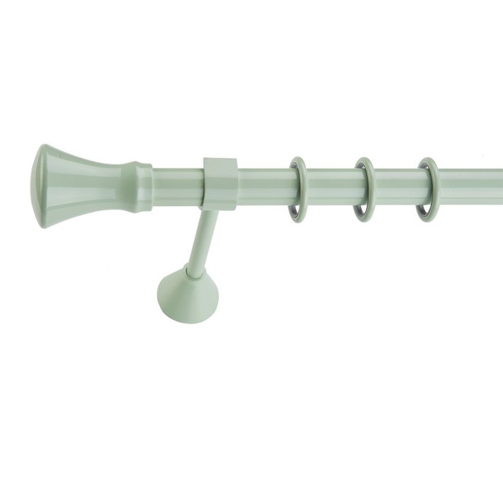Κουρτινόξυλο Μεταλλικό ΛΕΣΒΟΣ Domus Φ25 N60 LIGHT GREEN