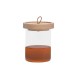 Andrea House Δοχείο για Μέλι Γυάλινο 350ml με Κουτάλι Ø 7,5 x 11 cm