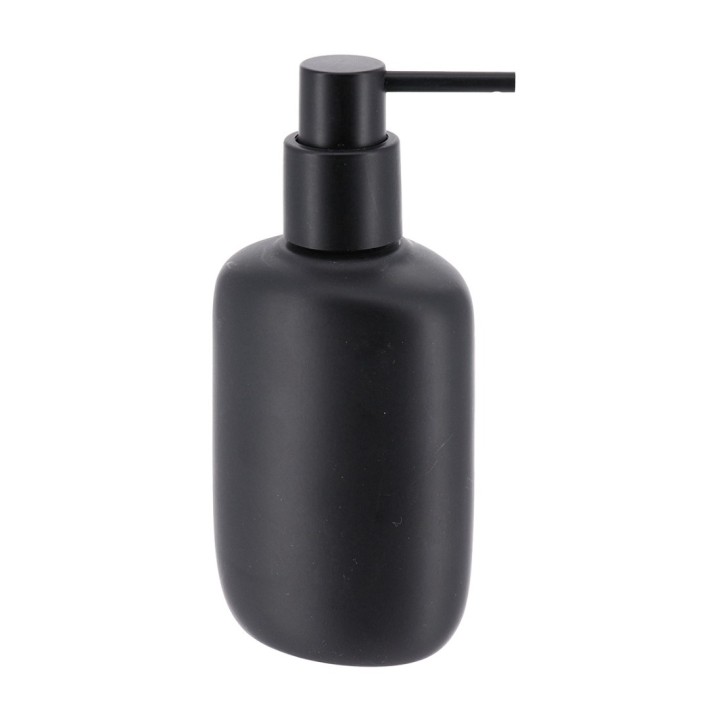 Αντλία Dispenser Μπάνιου Polyresin 17x8x5,50εκ., Μαύρο