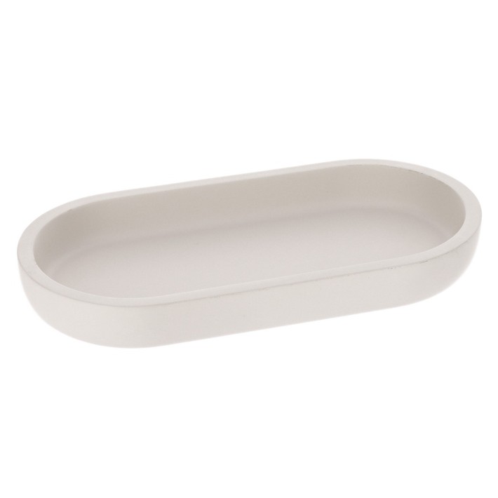 Σαπουνοθήκη Μπάνιου Polyresin 19,5x9,5x2,50εκ., Μπέζ