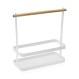Finezzahome 10030275 Βάση Κουζίνας Μεταλλική 23x10x24εκ., Λευκή Μπαμπού