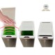 Finezzahome 1500-13M-12 Χαρτοδοχείο με Φωτοκύτταρο 12lt Νίκελ Ματ 18,5x26x48 εκ.