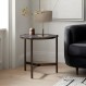 Finezzahome 20840071 Πορτατίφ E14 Μεταλλικό με Ξύλινη Λεπτομέρεια 24x37εκ. Μπεζ