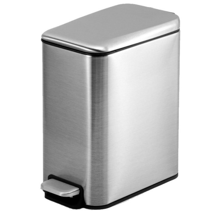 Finezzahome 1500-13X Χαρτοδοχείο 5 Lit., Inox Mat με Soft Close 23x14x29 εκ.