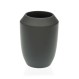 Finezzahome 10370529 Σετ/2τεμ., Αξεσουάρ Μπάνιου Polyresin 8,8x15,2εκ. Γκρι- Μαύρο Ματ
